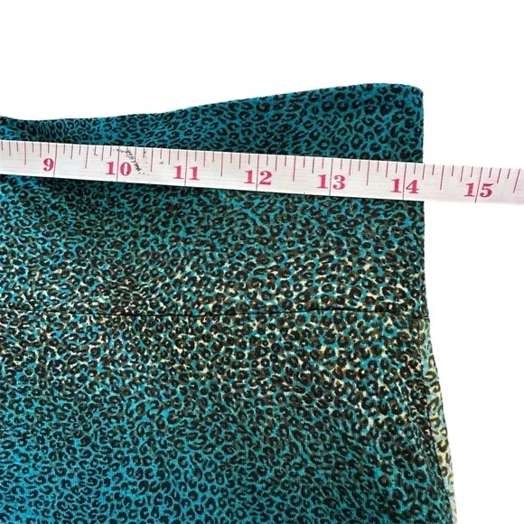 Salaam Made in USA Skirt Gradient Cheetah Print Earthy Tones Womens M - Picture 4 of 7